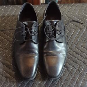 Kenneth Cole Reaction Black Oxford Shoes